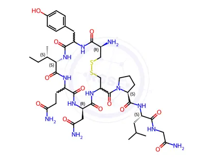 Chemical structure of Oxytocin Impurity 19(D-Asn5 Oxytocin)