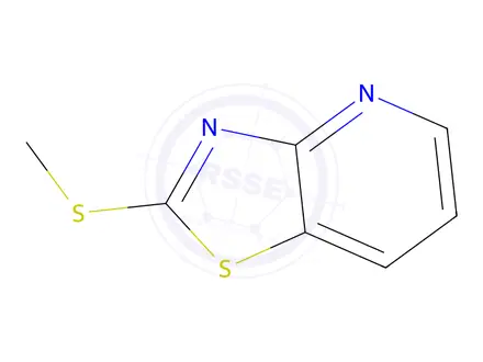 Chemical structure of 2-(Methylthio)thiazolo[4,5-b]pyridine