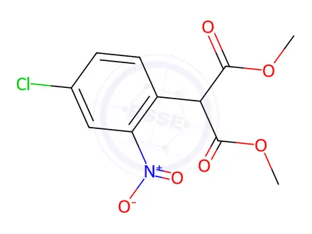 Chemical structure of Dimethyl 2-(4-chloro-2-nitrophenyl)malonate