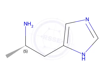 Chemical structure of (S)-(+)-α-Methylhistamine Dihydrobromide