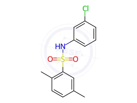 Chemical structure of n-(3-Chlorophenyl)-2,5-dimethylbenzenesulfonamide