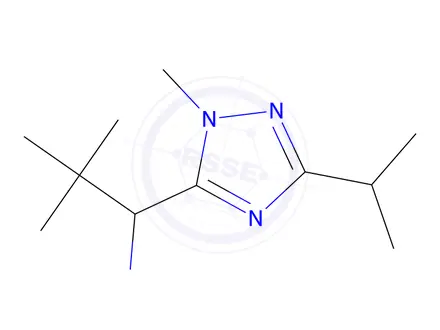 Chemical structure of 1-(3-Isopropyl-1-methyl-1h-1,2,4-triazol-5-yl)-2,2-dimethylpropan-1-amine