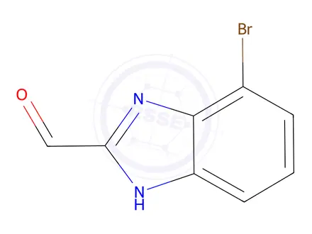 Chemical structure of 4-Bromo-1H-benzo[d]imidazole-2-carbaldehyde