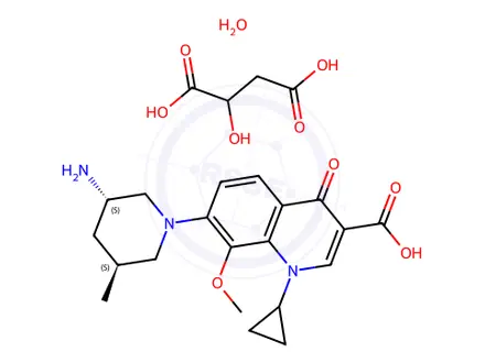 Chemical structure of Nemonoxacin impurity 115
