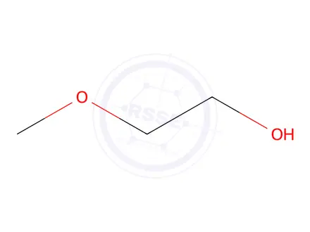 Chemical structure of 2-Methoxyethanol