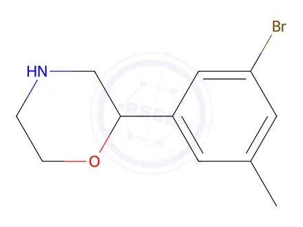 Chemical structure of 2-(3-Bromo-5-methylphenyl)morpholine