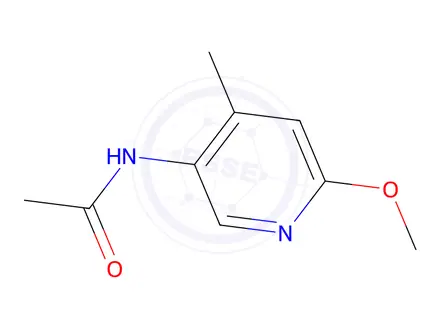 Chemical structure of N-(6-Methoxy-4-methylpyridin-3-yl)acetamide