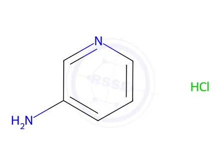 Chemical structure of Pyridin-3-amine Hydrochloride