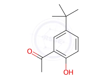 Chemical structure of 1-(5-Tert-butyl-2-hydroxyphenyl)ethan-1-one