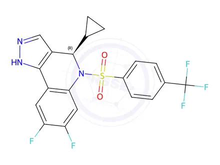Chemical structure of ELND 006
