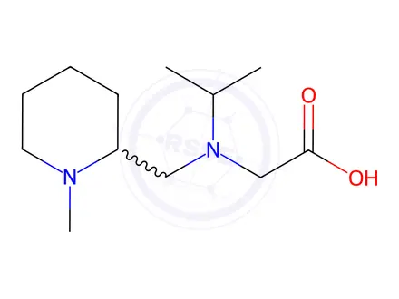 Chemical structure of [Ethyl-(1-methyl-piperidin-2-ylmethyl)-amino]-acetic acid