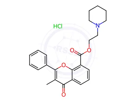 Chemical structure of Flavoxate Hydrochloride