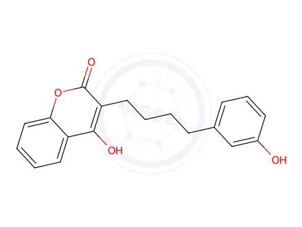 Chemical structure of R,R-Warfarin Alcohol