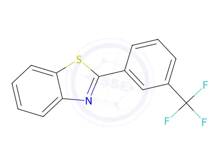 Chemical structure of 2-(3-Trifluoromethyl-phenyl)-benzothiazole