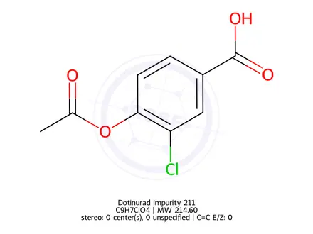 Chemical structure of Dotinurad Impurity 334