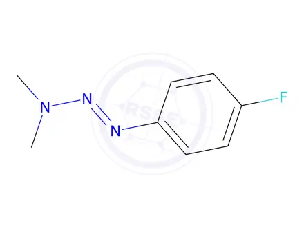 Chemical structure of 1-(p-Fluorophenyl)-3,3-dimethyltriazene