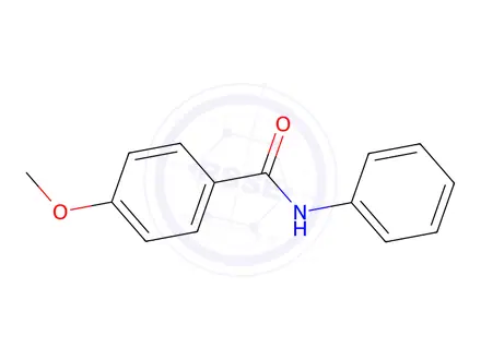 Chemical structure of 4-Methoxy-N-phenylbenzamide