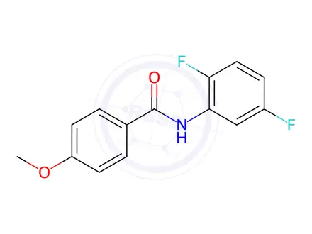 Chemical structure of N-(2,5-Difluorophenyl)-4-methoxybenzamide