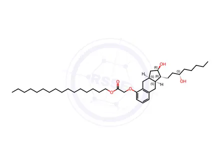 Chemical structure of Treprostinil Palmitil