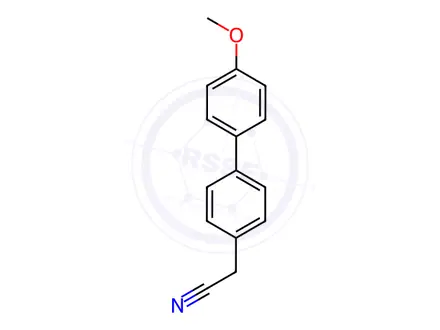 Chemical structure of (4'-Methoxy[1,1'-biphenyl]-4-yl)acetonitrile
