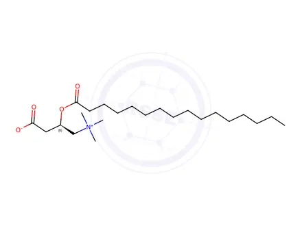 Chemical structure of Palmitoyl-L-carnitine