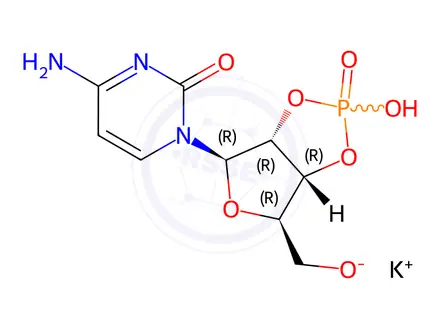 Chemical structure of Cytidine 2',3'-phosphoric acid potassium salt