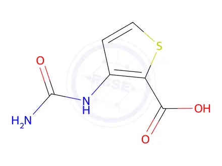 Chemical structure of 3-(Carbamoylamino)thiophene-2-carboxylic Acid