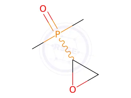Chemical structure of Phosphine oxide, dimethyl-2-oxiranyl-