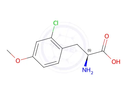 Chemical structure of 2-Chloro-4-methoxy-L-phenylalanine