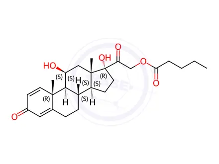 Chemical structure of Prednisolone 21-valerate