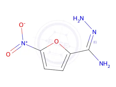 Chemical structure of 5-NITRO-2-FUROHYDRAZIDEIMIDE