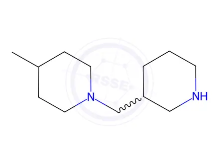 Chemical structure of 4-methyl-1-(piperidin-3-ylmethyl)piperidine
