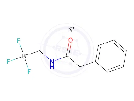 Chemical structure of Potassium (2-phenylacetyl)((trifluoro-lambda4-boranyl)methyl)amide