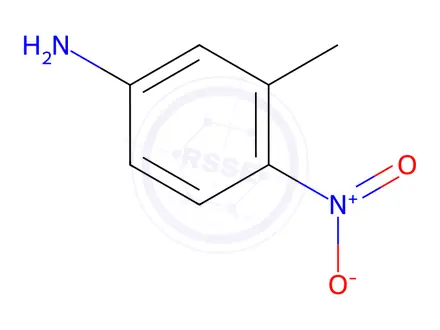 Chemical structure of 3-Methyl-4-nitrobenzeneamine