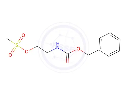 Chemical structure of 2-(((Benzyloxy)carbonyl)amino)ethyl methanesulfonate