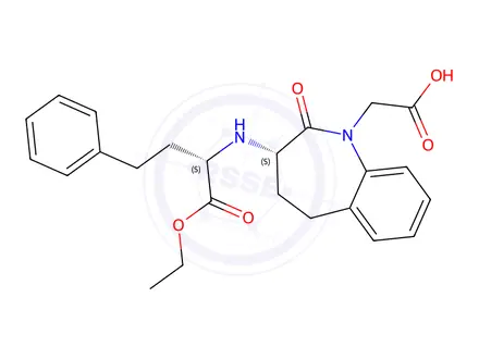 Chemical structure of Benazepril