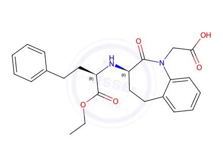 Chemical structure of Benazepril EP Impurity A