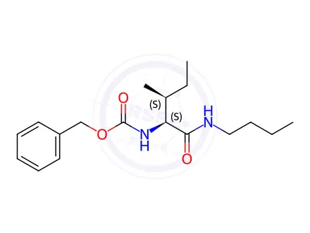 Chemical structure of N-Butyl L-Z-isoleucinamide