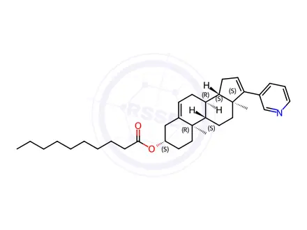 Chemical structure of Abiraterone Acetate Impurity 112