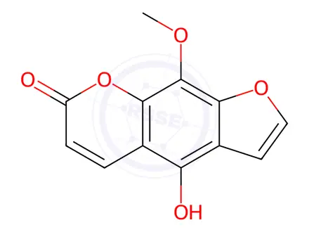 Chemical structure of 5-Hydroxyxanthotoxin