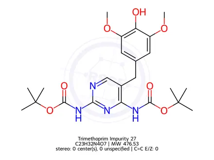 Chemical structure of Trimethoprim Impurity 27