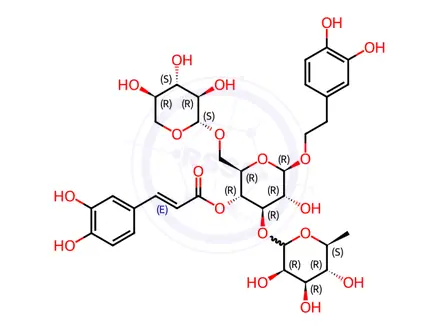Chemical structure of Forsythoside F