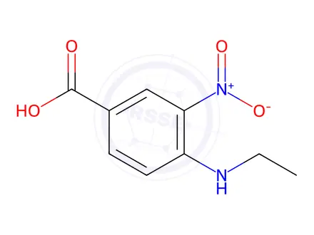 Chemical structure of 4-(Ethylamino)-3-nitrobenzoic acid