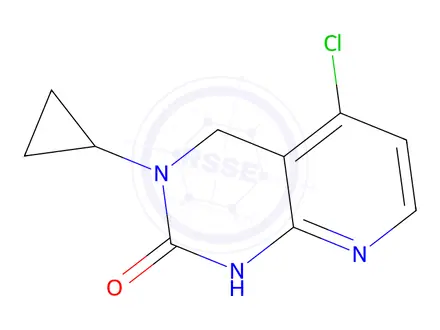 Chemical structure of 5-Chloro-3-cyclopropyl-3,4-dihydropyrido[2,3-d]pyrimidin-2(1H)-one