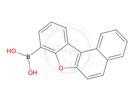 Chemical structure of Naphtho[2,1-b]benzofuran-8-ylboronic acid