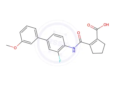 Chemical structure of Vidofludimus