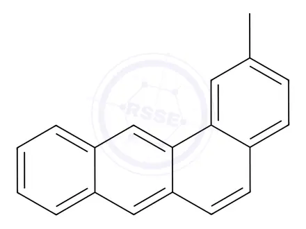 Chemical structure of 2-Methylbenz[a]anthracene