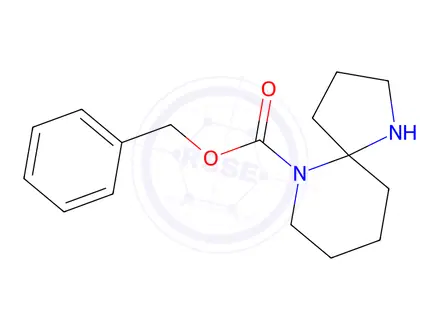Chemical structure of Benzyl 1,6-diazaspiro[4.5]decane-6-carboxylate