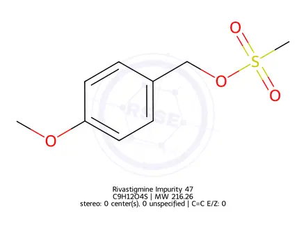 Chemical structure of Rivastigmine Impurity 47