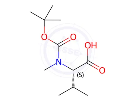 Chemical structure of Valine Impurity 55